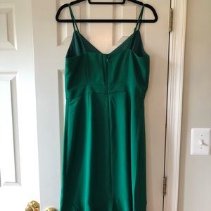 Banana Republic Kelly Green midi dress